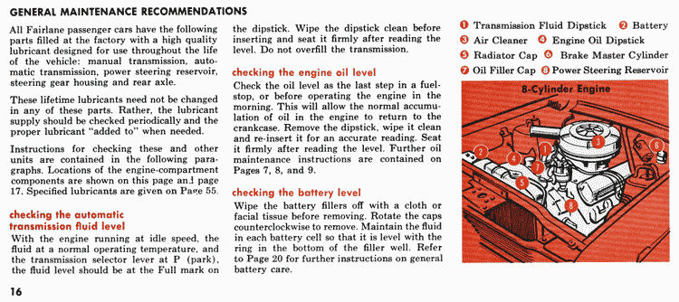 1964 Ford Fairlane Owners Manual Page 29
